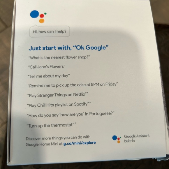 NWT Google Home Mini - Picture 6 of 10